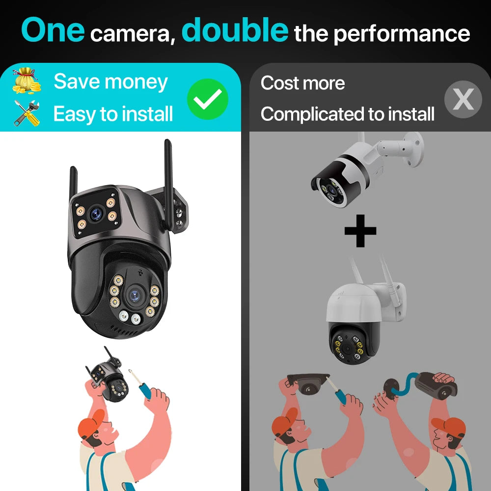 4-8 Megapixel OUTDOOR SECURITY CAMERA ! Watch your back in 4K!