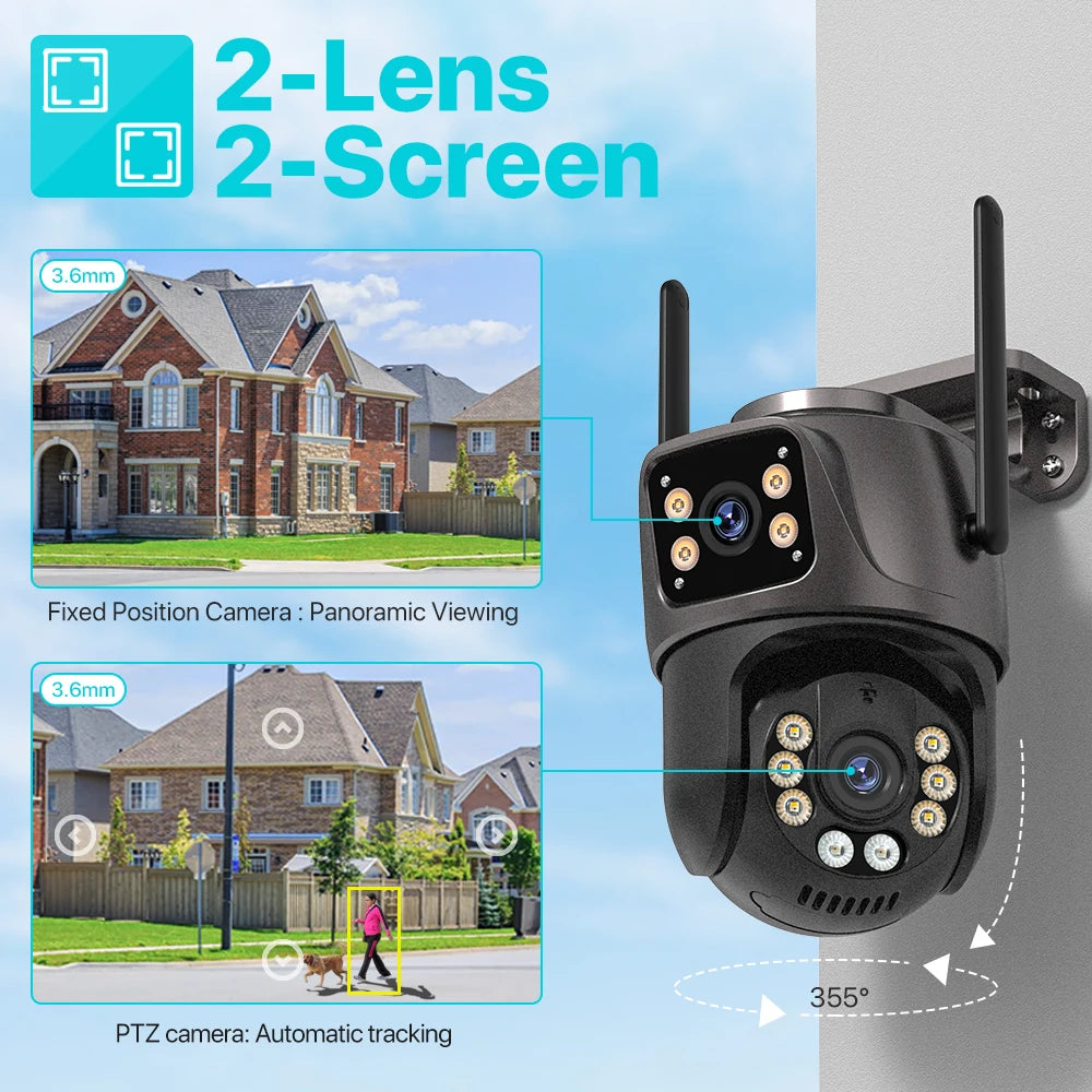 4-8 Megapixel OUTDOOR SECURITY CAMERA ! Watch your back in 4K!