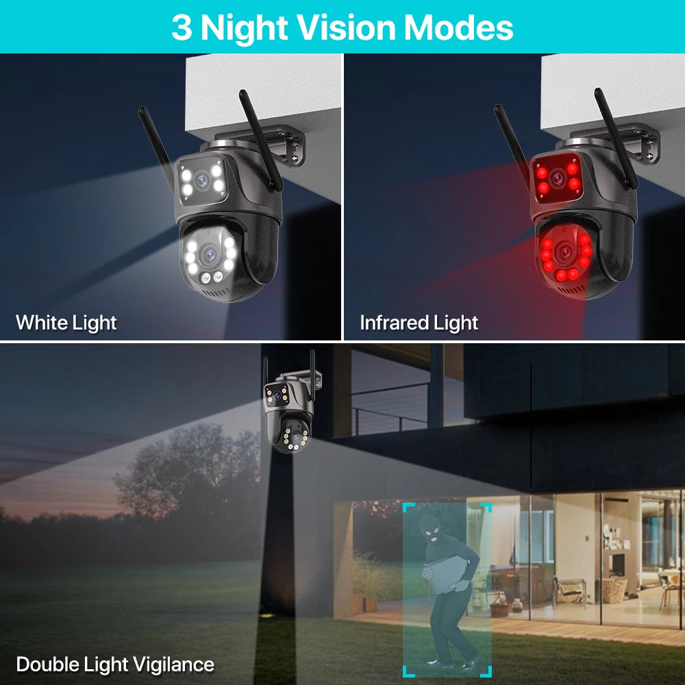 4-8 Megapixel OUTDOOR SECURITY CAMERA ! Watch your back in 4K!
